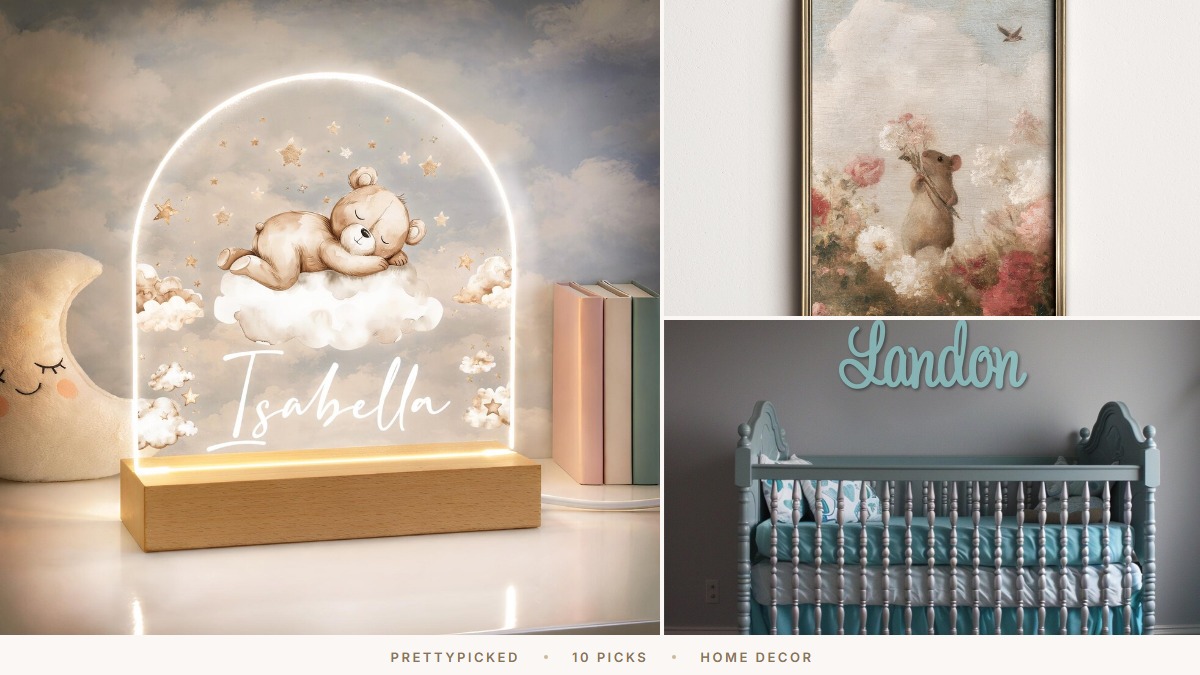Best Etsy Nursery Decor: 10 Picks Under $45 (2026)
