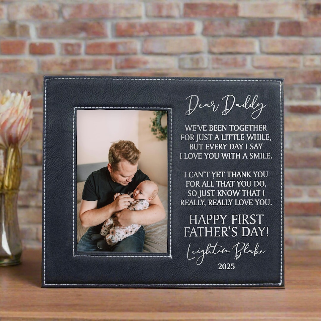 First Father's Day Picture Frame