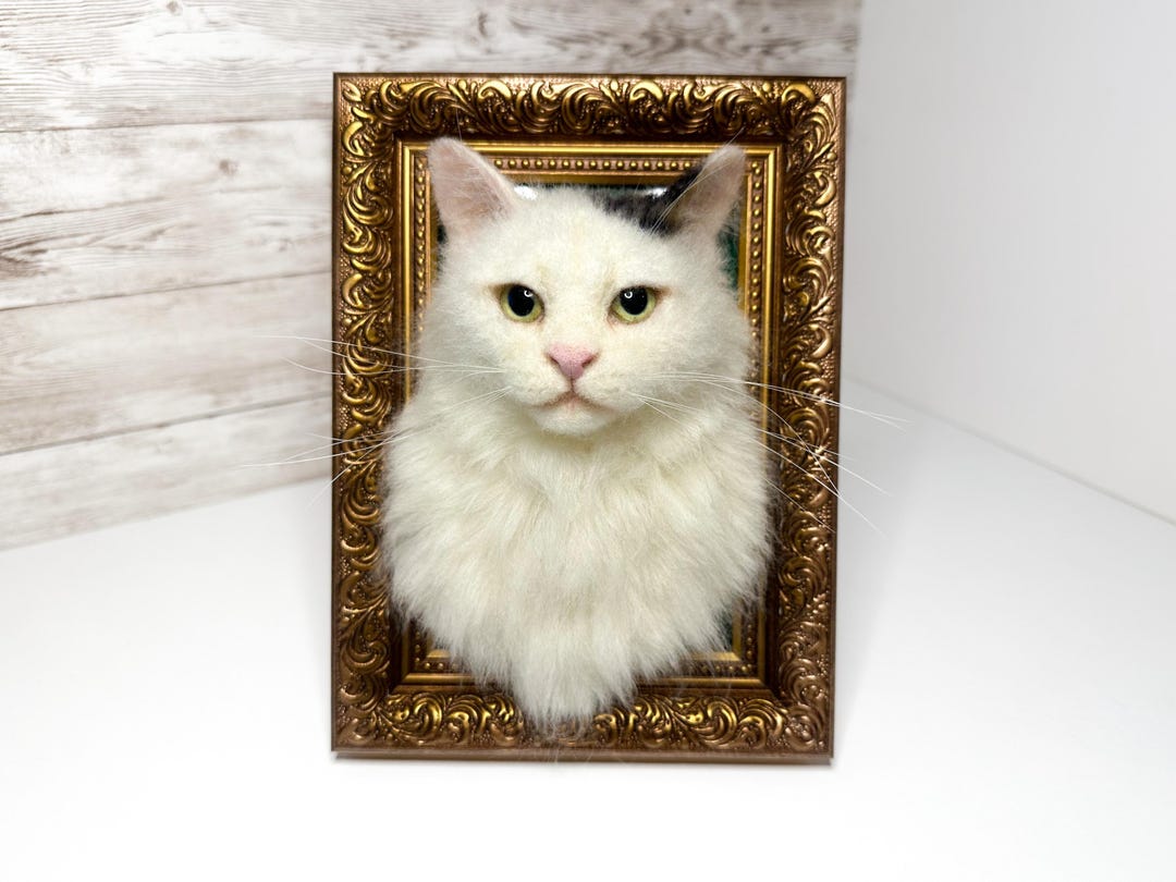 APawToRemember 3D felt sculpture custom pet Etsy