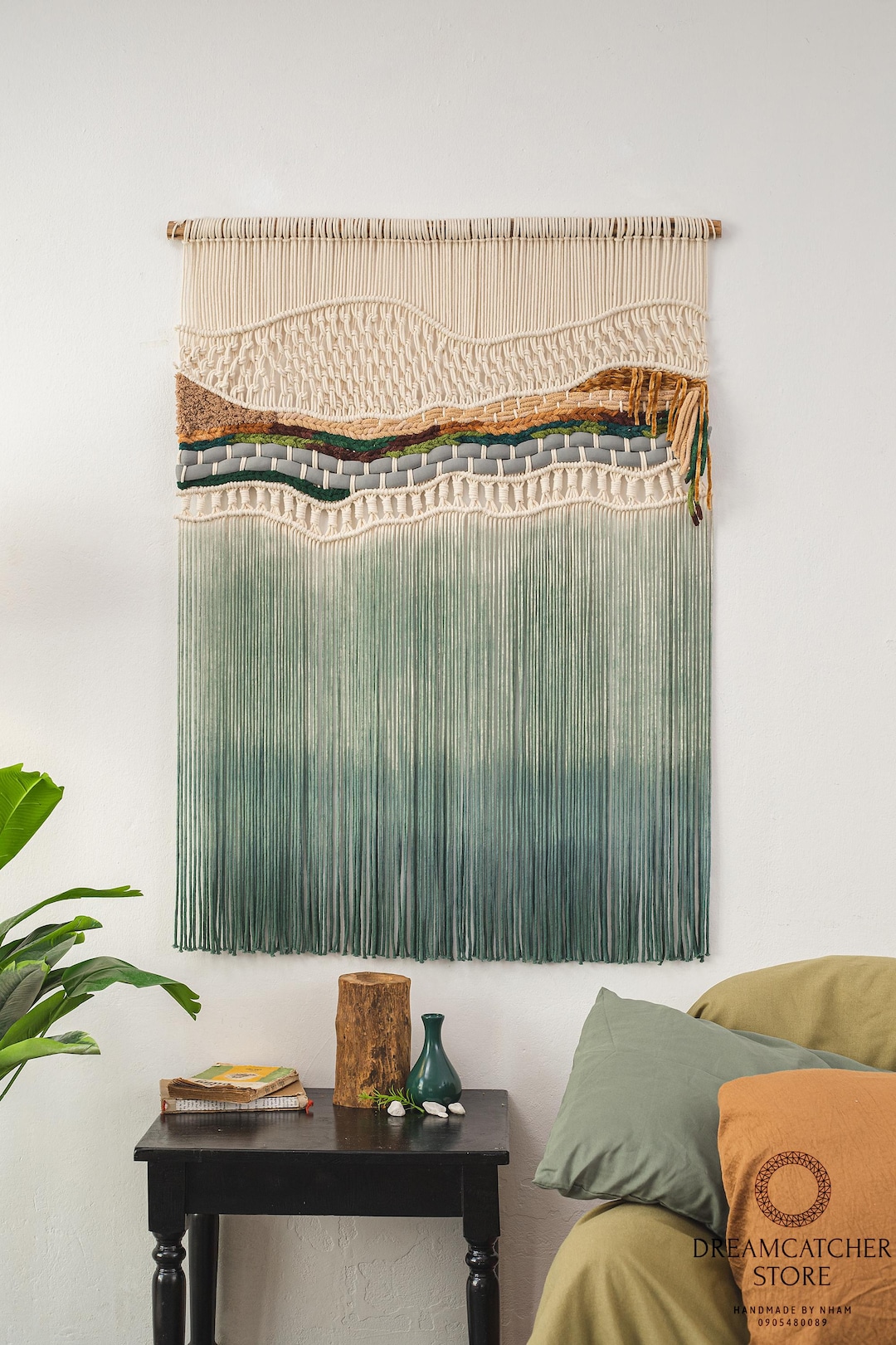DreamSShopVn — Macrame Wall Hanging Tapestry, Large — best for Best large wall coverage