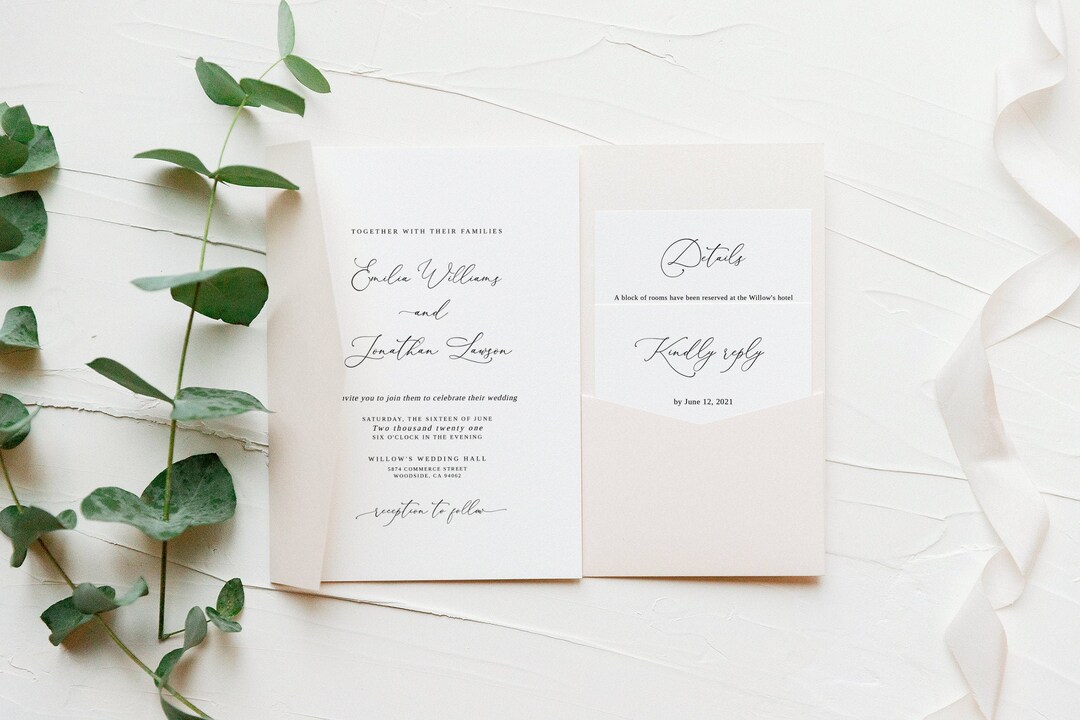 BlushPrintDesign — Modern Wedding Invitation Template Suite — best for Best budget option