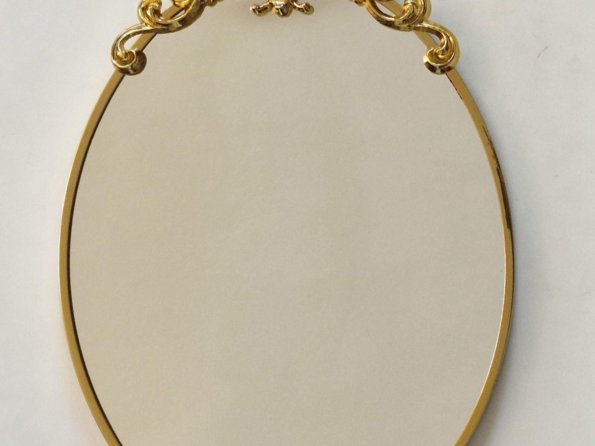 Eskicibaba, Neoclassical Brass Wall Mirror, best for Best statement piece