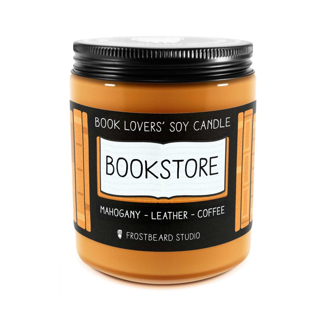 Frostbeard — Bookstore Scented Soy Candle — best for Best splurge for book lovers