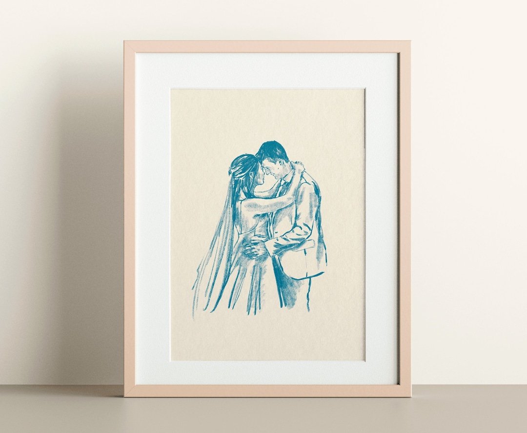 PaintYourMoments minimalist line art pet portrait Etsy