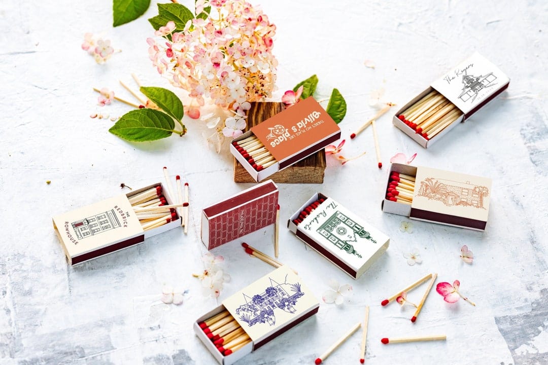 PerfectOccasionStore — Custom Matchboxes with Venue Sketch — best for Best premium matches