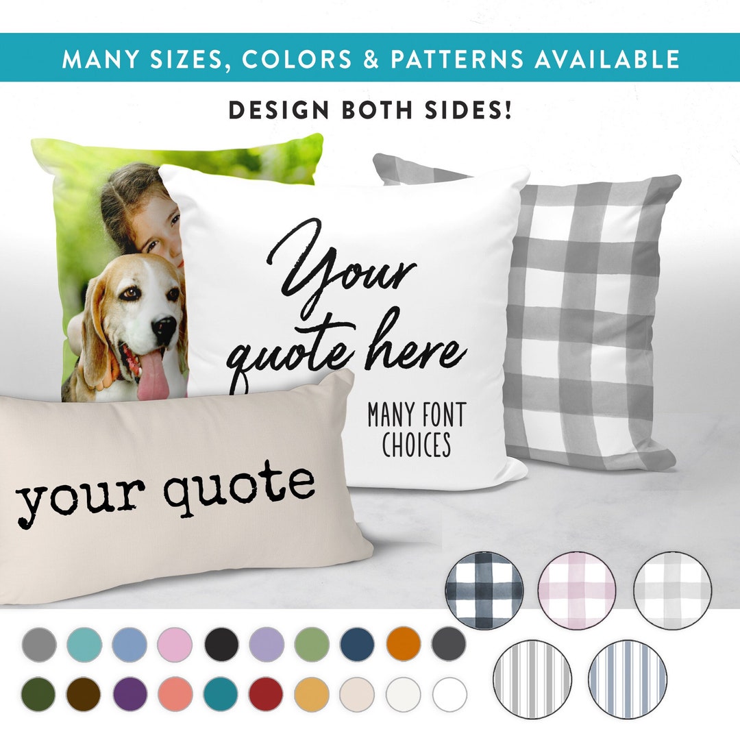 PrettyPerfectStudio — Custom Photo Collage Throw Pillow — best for Best photo gift splurge