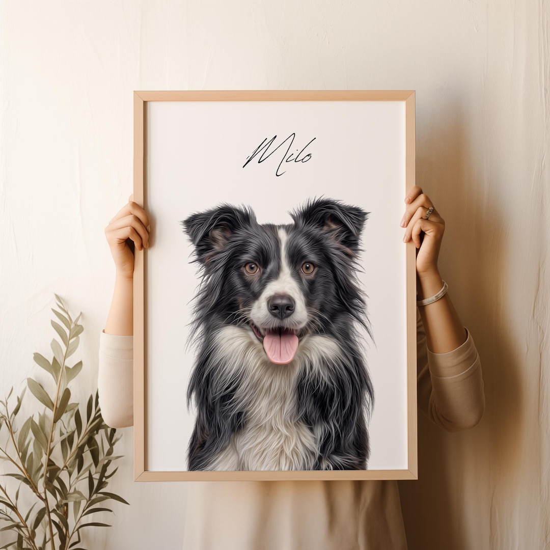 UniqueMementos multi-style digital pet portrait Etsy