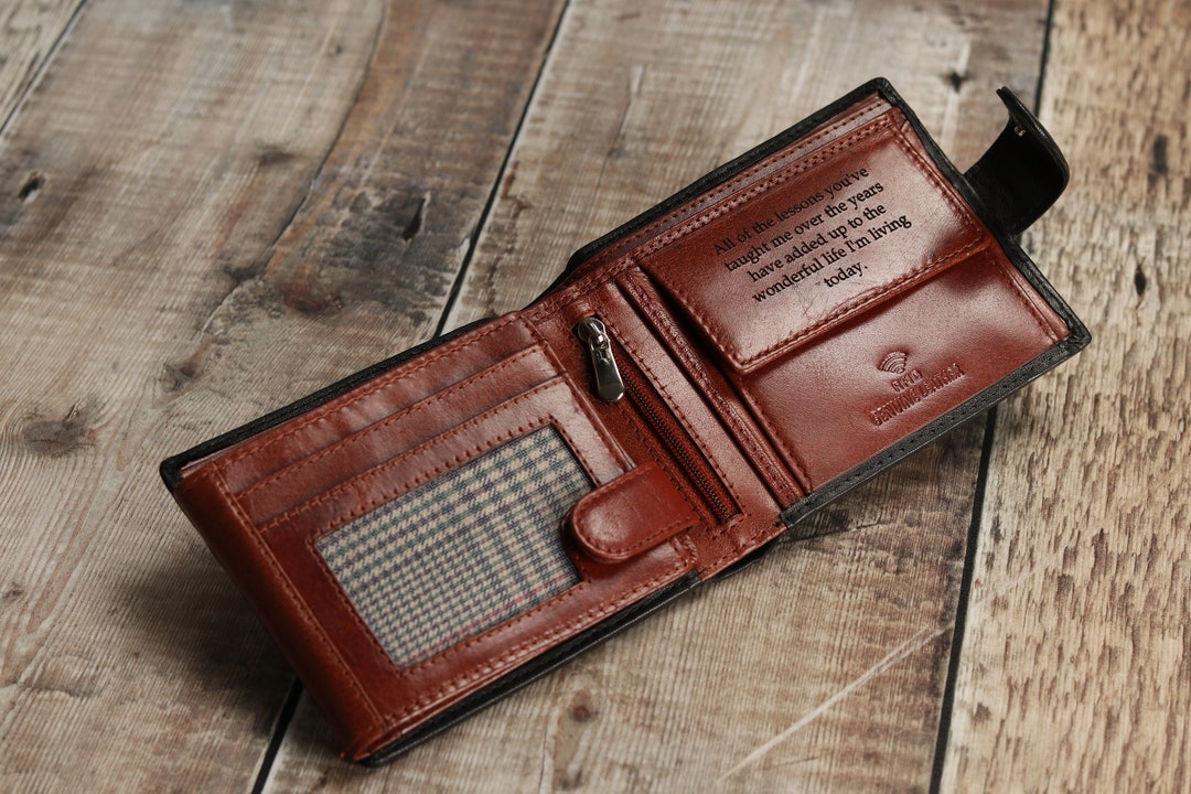 Personalized Leather Wallet