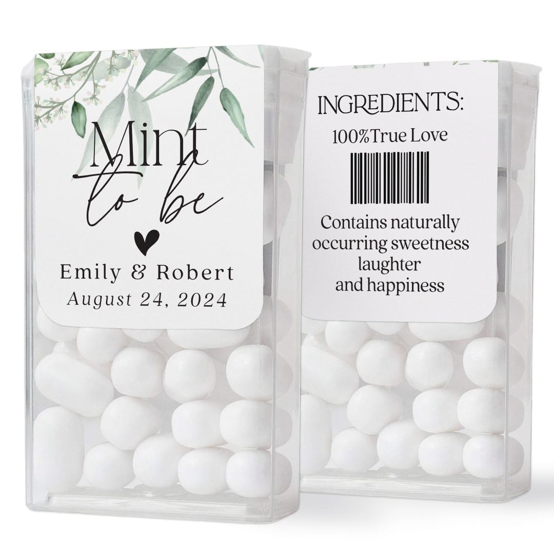 XOXOKristen — Greenery Wedding Favor Stickers — best for Best DIY labels